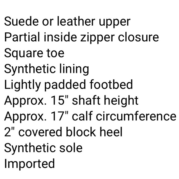 Vince Camuto wide calf suede boot - Picture 9 of 9